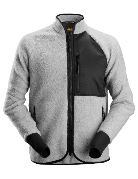 8021 Chaqueta de pelo AllroundWork gris jaspeado/ negro