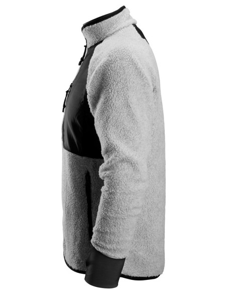 8021 Chaqueta de pelo AllroundWork gris jaspeado/ negro