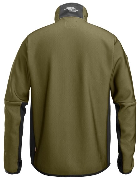 8045 Chaqueta capa intermedia Flexiwork verde kaki/ negro