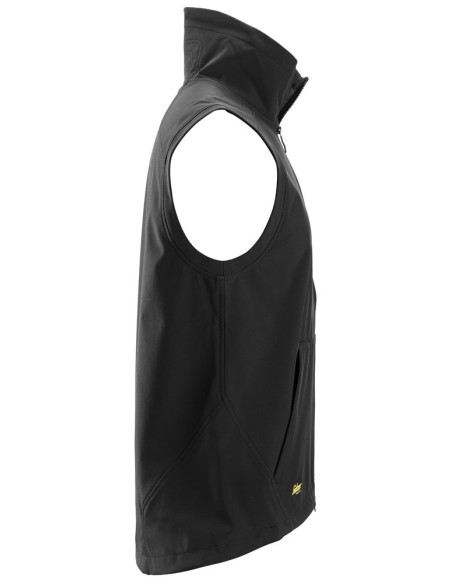 4505 Chaleco cortaviento Soft Shell AllroundWork negro