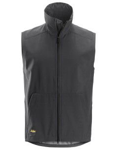 4505 Chaleco cortaviento Soft Shell AllroundWork gris acero