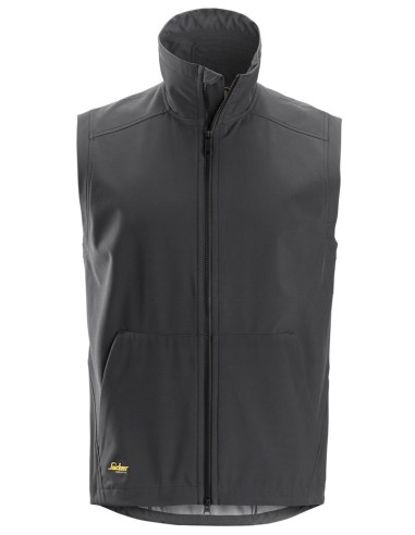 4505 Chaleco cortaviento Soft Shell AllroundWork gris acero