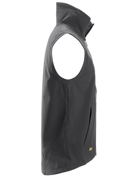 4505 Chaleco cortaviento Soft Shell AllroundWork gris acero