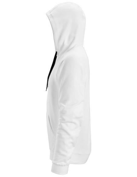 2800 Sudadera clasica con capucha blanca