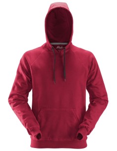2800 Sudadera clasica con capucha roja