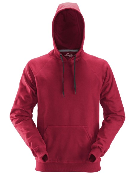 2800 Sudadera clasica con capucha roja