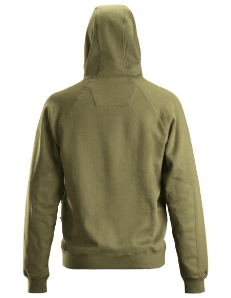 2800 Sudadera clasica con capucha verde kaki