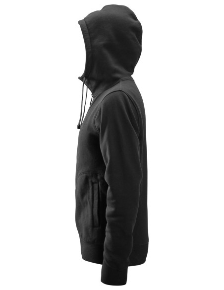 2890 Sudadera con capucha y cremallera completa AllroundWork negro