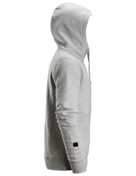 2890 Sudadera con capucha y cremallera completa AllroundWork gris jaspeado
