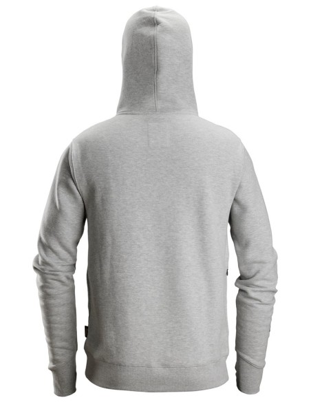 2890 Sudadera con capucha y cremallera completa AllroundWork gris jaspeado