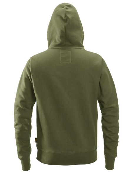 2890 Sudadera con capucha y cremallera completa AllroundWork verde khaki