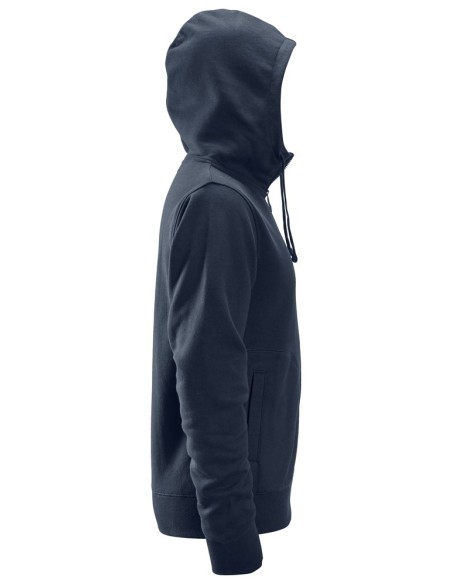 2890 Sudadera con capucha y cremallera completa AllroundWork azul marino