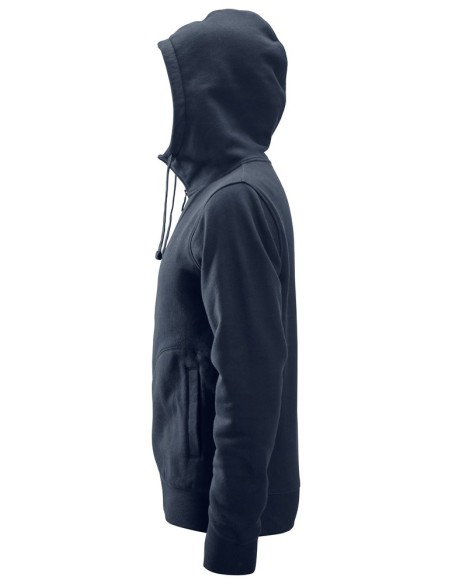 2890 Sudadera con capucha y cremallera completa AllroundWork azul marino