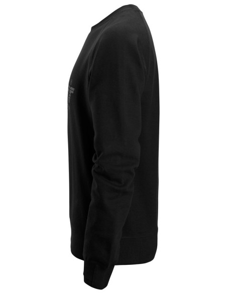 2892 Sudadera con logo negro