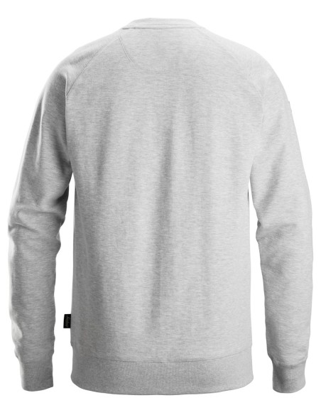 2892 Sudadera con logo gris jaspeado
