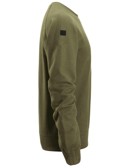 2892 Sudadera con logo verde khaki