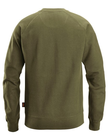 2892 Sudadera con logo verde khaki