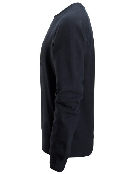 2892 Sudadera con logo azul marino jaspeado