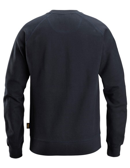 2892 Sudadera con logo azul marino jaspeado
