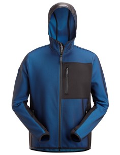 8044 Chaqueta capa intermedia con capucha Flexiwork azul verdadero/ negro