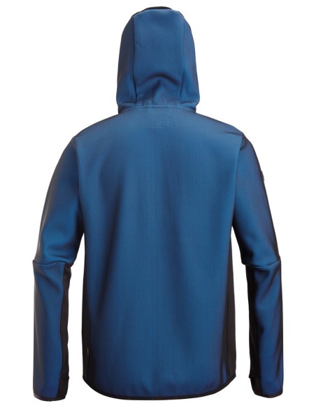 8044 Chaqueta capa intermedia con capucha Flexiwork azul verdadero/ negro