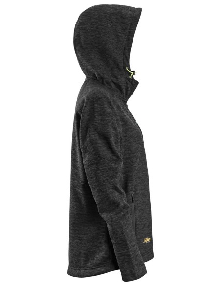 8047 Sudadera con capucha para mujer FlexiWork negro