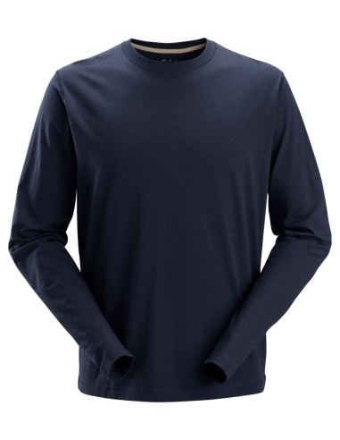2496 Camiseta de manga larga azul marino