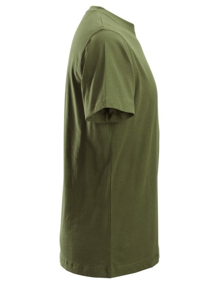 2502 Camiseta de manga corta clasica verde khaki