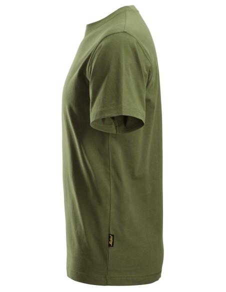 2502 Camiseta de manga corta clasica verde khaki