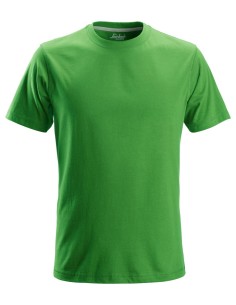 2502 Camiseta de manga corta clasica verde manzana