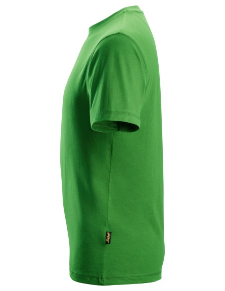 2502 Camiseta de manga corta clasica verde manzana