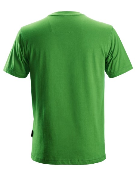 2502 Camiseta de manga corta clasica verde manzana
