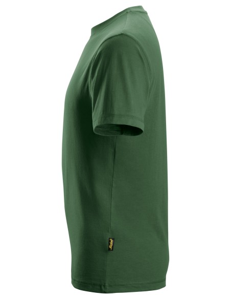 2502 Camiseta de manga corta clasica verde forestal