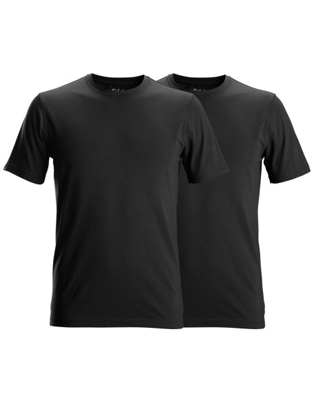 2529 Camisetas de manga corta (pack de 2 unidades) negro