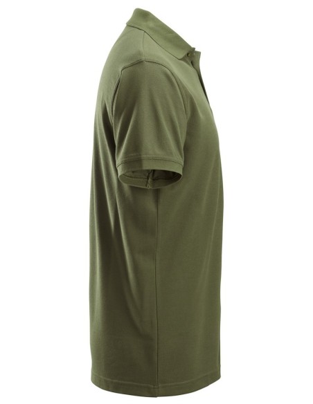 2708 Polo de manga corta clasico verde khaki