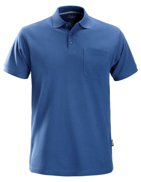 2708 Polo de manga corta clasico azul verdadero