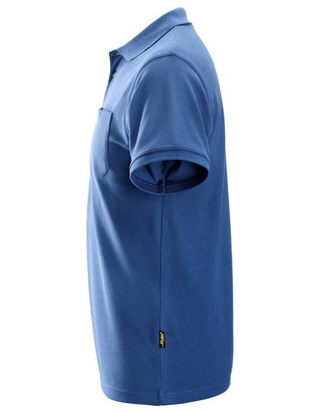 2708 Polo de manga corta clasico azul verdadero