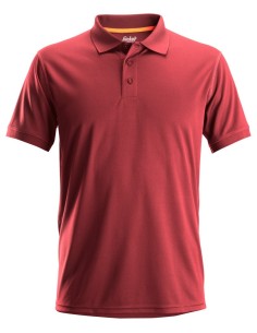 2721 Polo de manga corta AllroundWork rojo