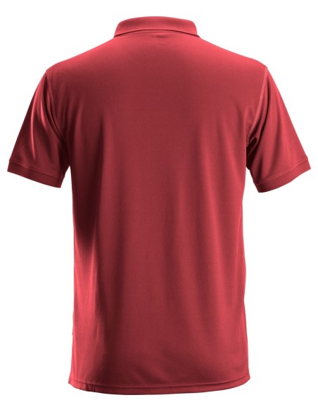 2721 Polo de manga corta AllroundWork rojo