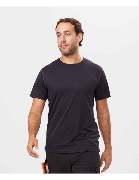 2558 Camiseta de manga corta AllroundWork gris acero