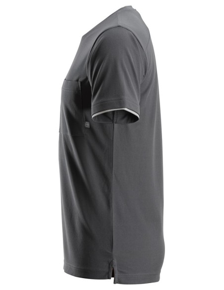 2598 Camiseta de manga corta AllroundWork 37.5 gris acero