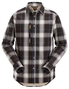 8522 Camisa aislante AllroundWork negro-blanco hueso