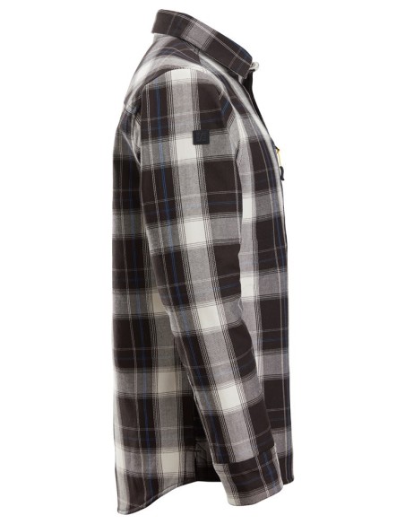 8522 Camisa aislante AllroundWork negro-blanco hueso