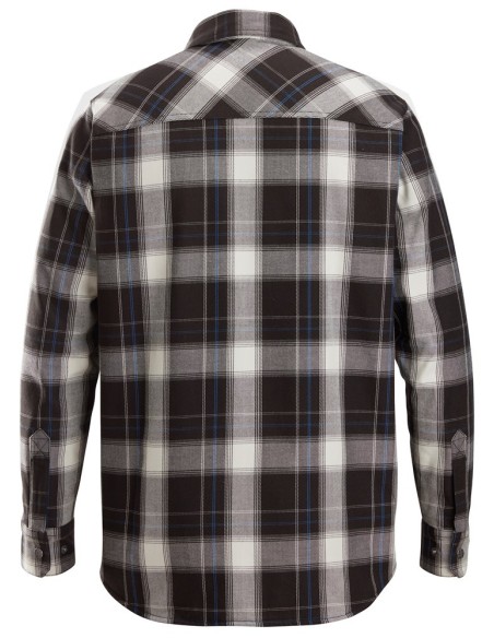 8522 Camisa aislante AllroundWork negro-blanco hueso