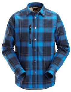 8522 Camisa aislante AllroundWork azul-azul marino