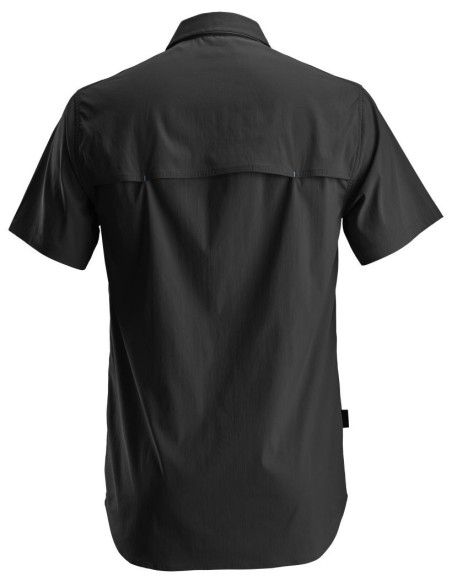 8520 Camisa de manga corta absorbente LiteWork negro