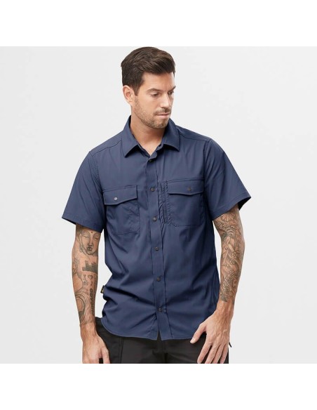 8520 Camisa de manga corta absorbente LiteWork negro