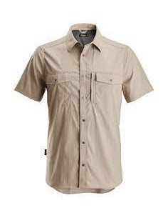 8520 Camisa de manga corta absorbente LiteWork beige
