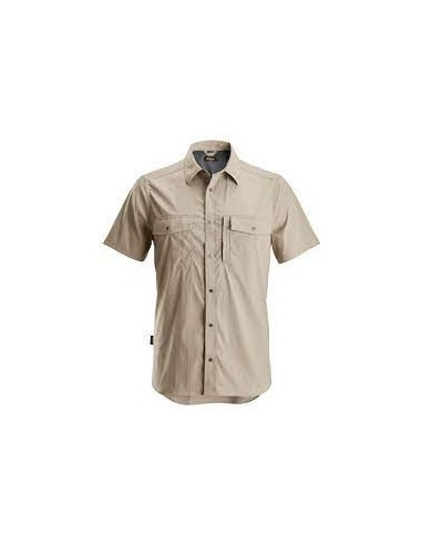 8520 Camisa de manga corta absorbente LiteWork beige