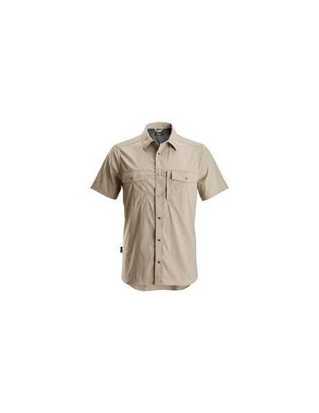 8520 Camisa de manga corta absorbente LiteWork beige